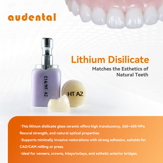 Ideal Applications of Audental Lithium Disilicate for Veneers and Inlays/Onlays